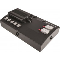DT-02009 12V Control Box 5 Rocker Switches 3 Power Sockets Dual USB